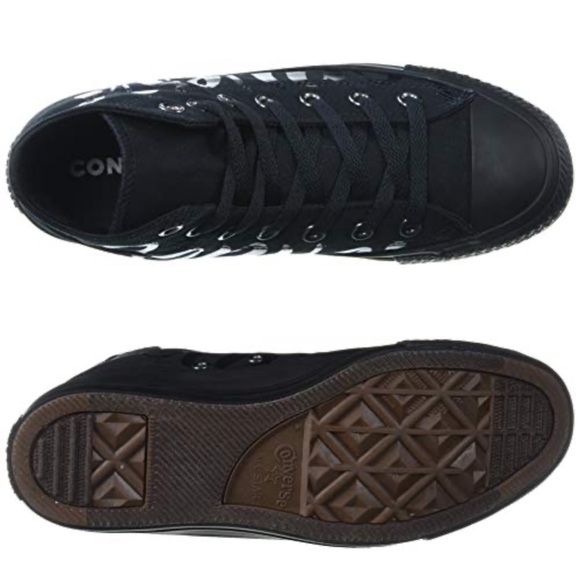 🆕⭐️ Chuck Taylor AS Logo Print Hi Top Trainer BLK - Picture 7 of 14